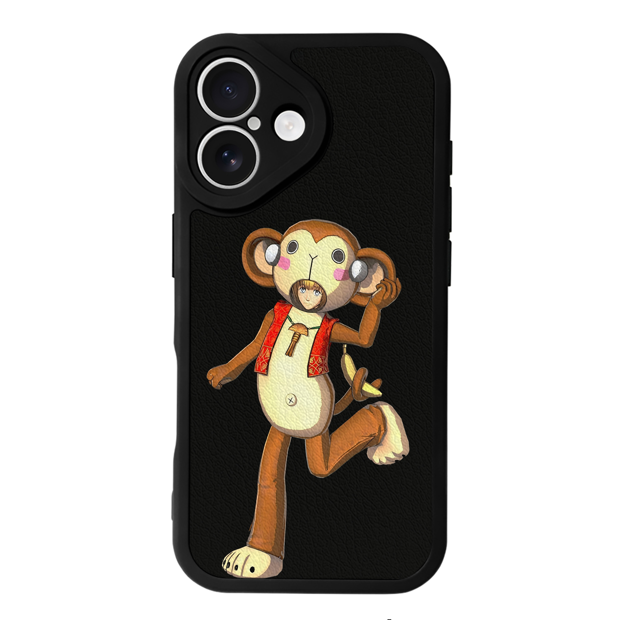 （画像用） 進撃の巨人 アルミン·アルレルト Attack on Titan Armin Arlert 【iPhone 16シリーズ対応】シリコンスマホケース（レザー調） 材質：シリコン
